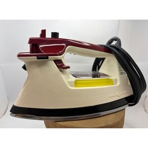 Vintage General Electric GE Self Clean II Iron F440WT Steam Dry Auto Shut Off